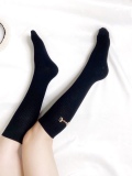 Gucci GG saddle buckle long cotton cotton high sock stockings