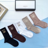 Gucci hot gold medium tube women's socks socks