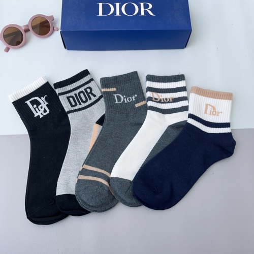 Dior letter Luokou Midtime Bar Motorm Institute of Stockings