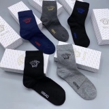 Versace classic men's middle socks