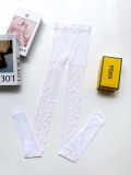Fendi Double FLOGO letter printing rubber stockings stockings
