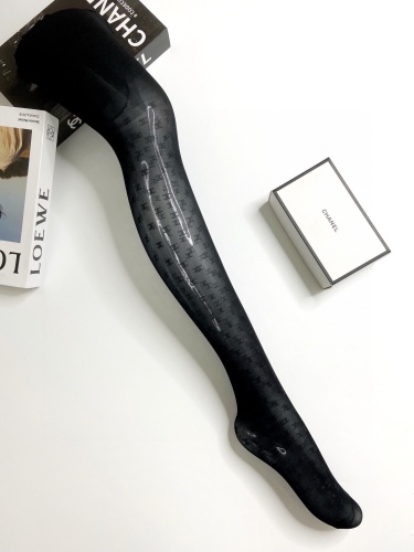 Chanel letter printing rubber stockings