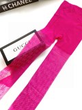 Gucci Double GLOGO letter printing rubber stockings socks