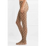 Gucci Double G letters net yarn stockings pantyhose