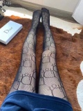 Dior mesh conjoined stockings