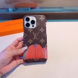 Louis Vuitton Classic Pumpkin pattern mobile phone case