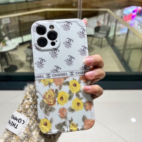 CHANEL Luxury Flower Logo Applicable Apple Mobile Phone Character Tide Soft Shell Couple Model