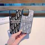 Dior embroidery fabric all -inclusive mobile phone case