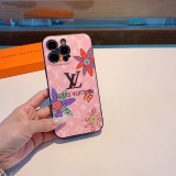 Louis Vuitton colorful flower series all -inclusive mobile phone case pressure flower shell