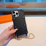 Louis Vuitton summer rivet chain mobile phone case