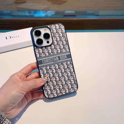 Dior two -in -one sticker leather phone case