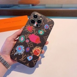Louis Vuitton Kusama series all -inclusive mobile phone case pressing flowers mobile phone case
