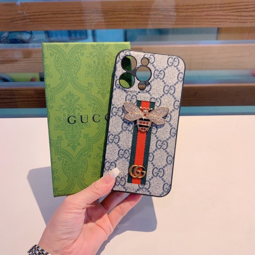 Gucci all -inclusive mobile phone case side drilling bees Gucci all -inclusive mobile phone case