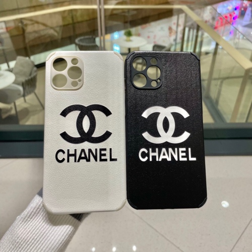 CHANEL Double C simple mobile phone case side logo