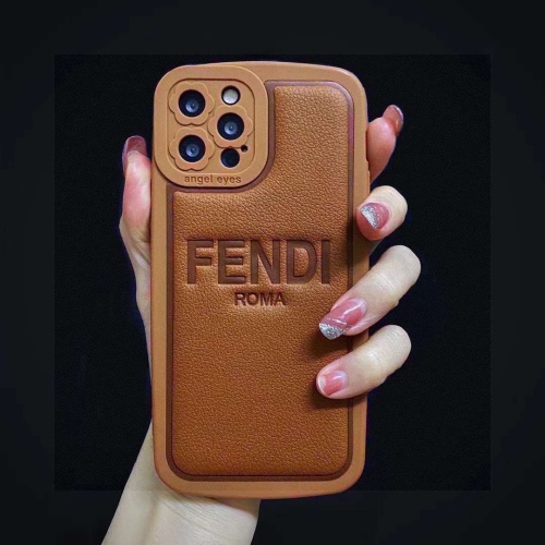 FENDI Press Patch All -inclusive Mobile Phone Shell Small Flower Loster Protection All Package