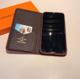 Louis vuitton lychee pattern pressing flower leather sleeve mobile phone case mobile phone case