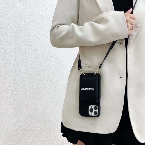 Balenciaga crossbody card bag phone case