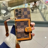 Louis Vuitton Passy series card bag mobile phone case classic old flowers