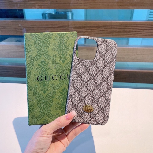 GUCCI classic old flower shell drip oil marking oil side mobile phone case