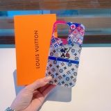Louis vuitton double -sided IMD flash powder mobile phone case independent button full -inclusive mobile phone case