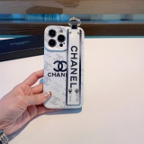 CHANEL wristband mobile phone case straight side side wave dot boxes, wristband mobile phone case