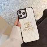CHANEL Pressing Flower Callated Perm Logo Two -in -one Piece All Picked All -Contractive Mobile Phone Shell