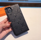 Louis vuitton lychee pattern pressing flower leather sleeve mobile phone case mobile phone case