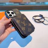 Louis Vuitton Old Flower Body Multifunctional Card Pack Mobile Phone Hold