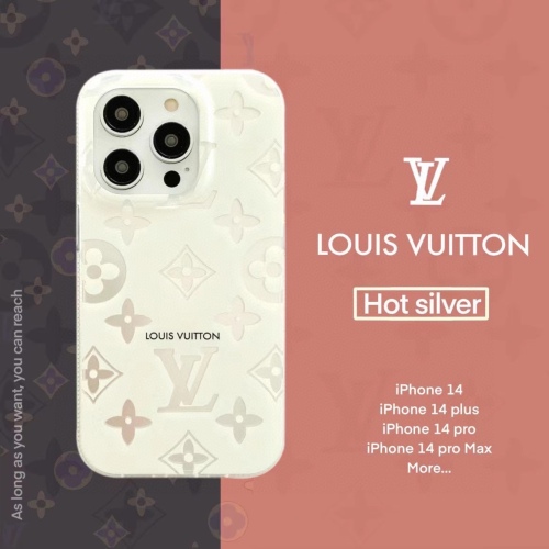 Louis Vuitton hot silver series all -inclusive mobile phone case
