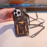 Louis vuitton plug -in card cross -body mobile phone case shoulder strap adjustable disassembly