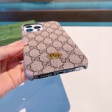 GUCCI classic old flower shell drip oil marking oil side mobile phone case