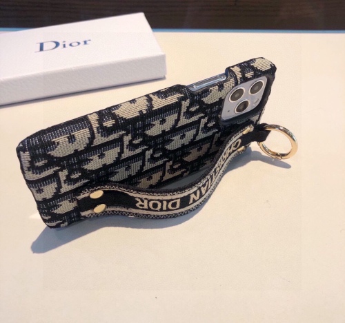 Dior embroidery fabric hardware buckle card bag embroidery plug card can be used as a bracket