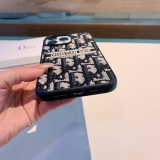 Dior embroidery fabric all -inclusive mobile phone case