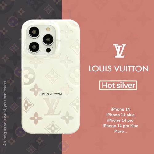 Louis Vuitton hot silver series all -inclusive mobile phone case