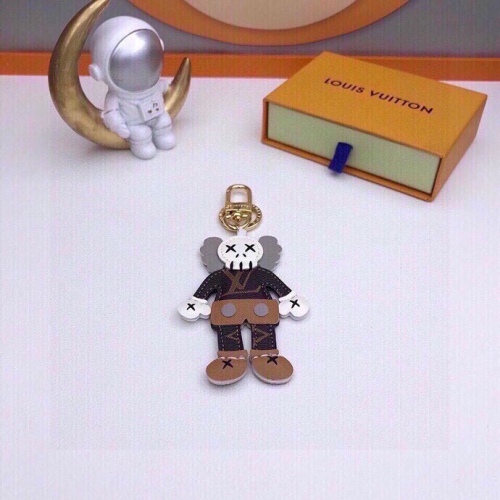 Louis Vuitton joint KAWS doll bag and keychain