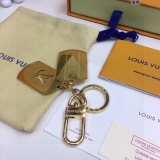 Louis Vuitton counter exquisite carving old flower pendant and keychain