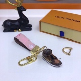 Louis Vuitton keychain M65221 AJ mini shoe and decoration pendant classic old flower Monogram