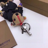 Burberry checked cashmere Thomas Teddy Wind clothes bag and keychain