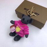 Burberry checkered cashmere Thomas Teddy love sweater, bags and keychain