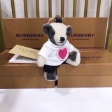 Burberry checked cashmere Thomas Teddy love sweater messenger bag and keychain