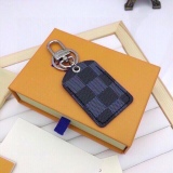 Louis Vuitton M7109e Monogram access card cover and keychain