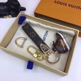 Louis Vuitton AJ mini shoe shield keychain classic old flower Monogram