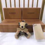 Burberry checked cashmere Thomas teddy bag decoration and keychain