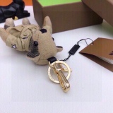 Burberry checked cashmere Thomas Teddy Angel bag decoration and keychain