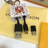 Louis Vuitton bags hanging data cable keychain car pendant charging cable portable fast charging 2.5A