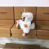 Burberry checked cashmere Thomas teddy unicorn kuan bag decoration and keychain