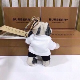 Burberry checked cashmere Thomas Teddy love sweater messenger bag and keychain