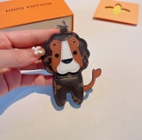 Louis Vuitton animal brother doll pendant, bear, little tiger, little lion bag decoration, Louis vuitton keychain, bag ornaments