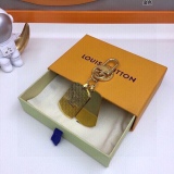Louis Vuitton counter exquisite carving old flower pendant and keychain