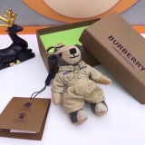Burberry checked cashmere Thomas Teddy Angel bag decoration and keychain